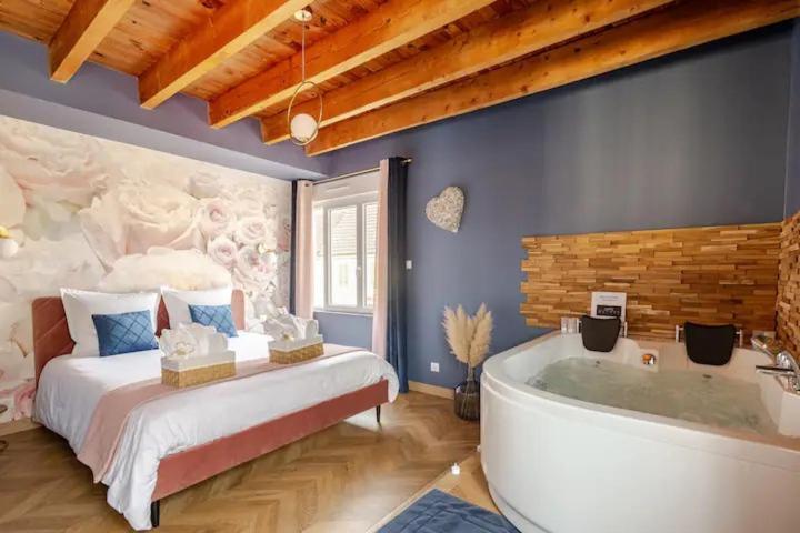Saint-Martin-en-Bresse Rose & Blue Spa Proche Chalon S/Saone Et Beaune מראה חיצוני תמונה